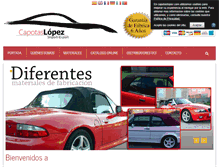 Tablet Screenshot of capotaslopez.com